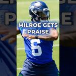 Klint Kubiak PRAISES Jalen Milroe After Seattle Seahawks OTAs #shorts #nfl Seahawks News