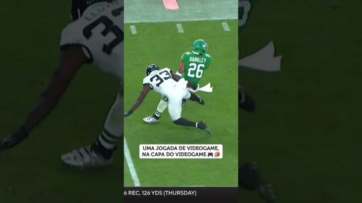 Não tinha como ser outra. 🔥 #nflbrasil #nfl #saquonbarkley #madden
