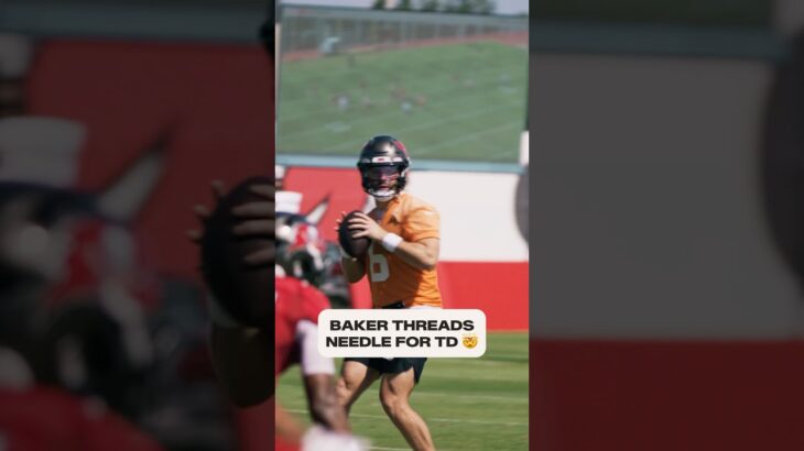 Watching this Baker Mayfield pass on repeat 😮 #bakermayfield #touchdown #buccaneers #nfl #football