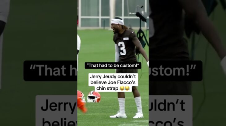 “You showing your age with that chin strap” 😂 #nfl  #shorts