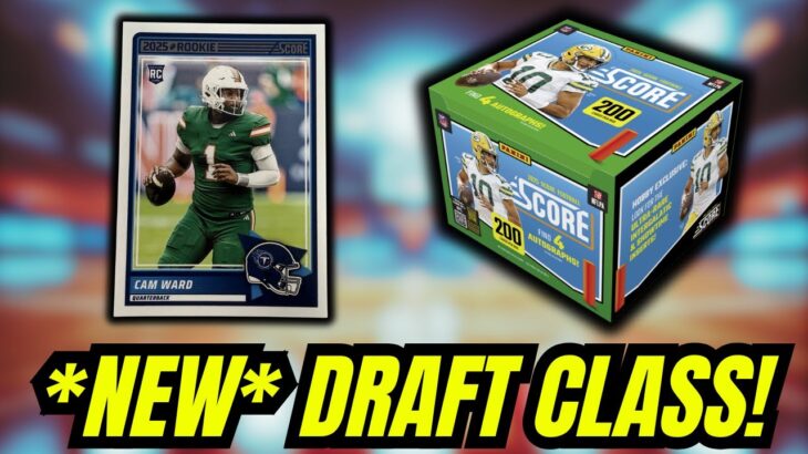 The LOADED NEW Draft Class👀! 2025 Score Football Hobby Box Review!
